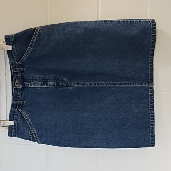 Liz Claiborne 10 Denim 5 pocket Classic Skirt - Picture 10 of 11
